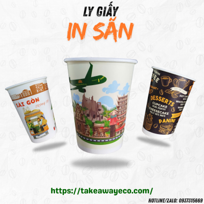 Ly Giấy In Sẵn Họa Tiết